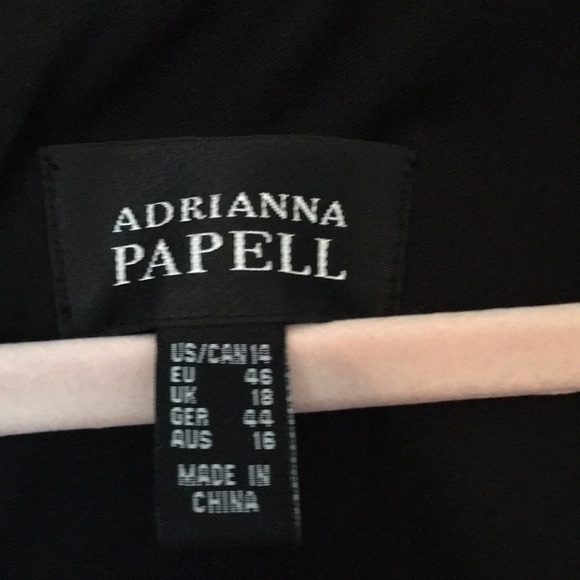 Adrianna Papell  Little Black Dress.    Size 14 - Picture 2 of 4